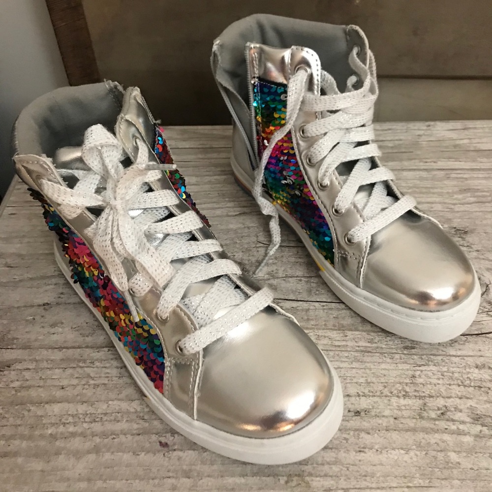 Girls sparkly shoes
